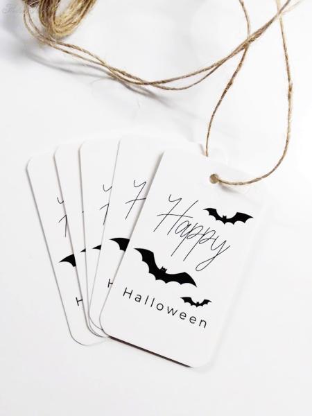 Halloween Geschenkanhänger Fledy